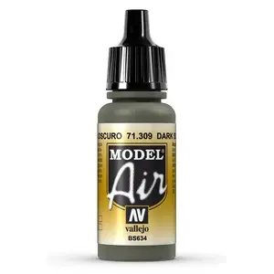 Akrila krāsa VALLEJO 71.309 Grey 17 ml pudele BS634