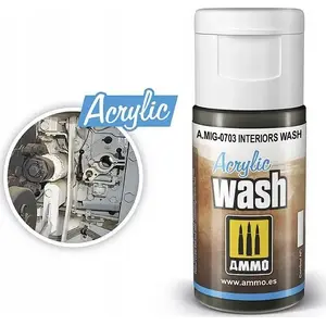 Acrylic Wash Vallejo Ammo Interiors Wash – acrylic wash for scale model interiors