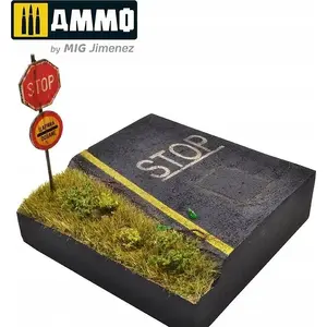 Paint Set VALLEJO Vallejo Ammo Terraform Premium Textures — Asphalt texture for miniatures and dioramas