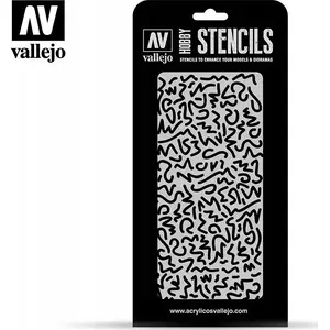 Stencil Set VALLEJO Stencils - Luftwaffe WWII Shingles Camo (2022363)
