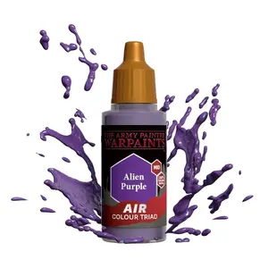 Akrila krāsa Army Painter Alien Purple 18 ml — galdiņu un miniatūru krāsošanai, ūdens bāzes