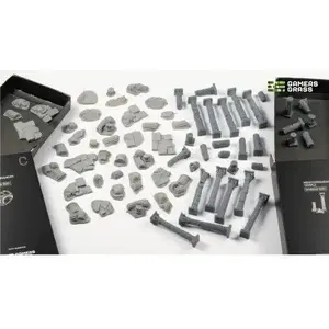 Gamers Grass Mediterranean Temple Basing Box — scenic basing set for miniatures