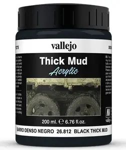Paint wash VALLEJO Black Mud — brown model wash, 1 pc