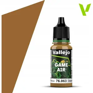 Краска VALLEJO Game Air Desert Yellow 18 мл - акрил для аэрографа
