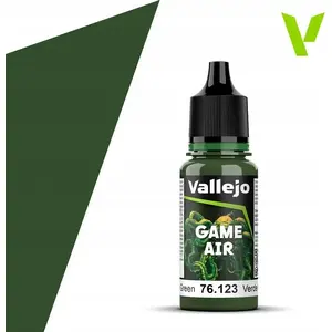 Akriila aerogrāfa krāsa VALLEJO Game Air Angel Green 18 ml