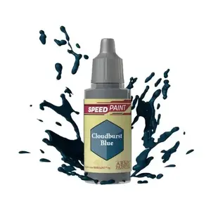 Akrila krāsa Army Painter Cloudburst Blue 18 ml — šķidrā zila krāsa miniatūrām