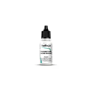 Akrila krāsa VALLEJO White 72.650, spīdīga apdare, 18 ml