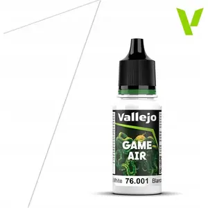 Akrila aerosola krāsa VALLEJO Game Air Dead White 18 ml – modelēšanas krāsa