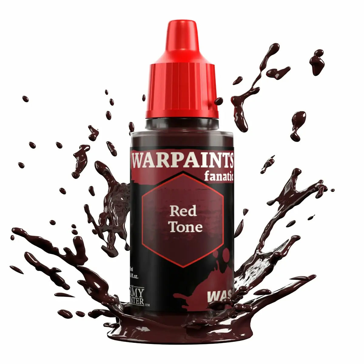 Army Painter Warpaints Fanatic Wash — sarkanā tonī Photo 2
