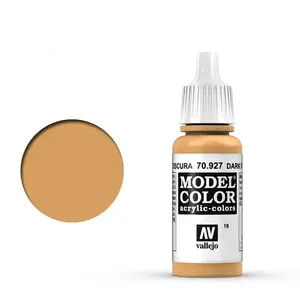 Akrila krāsa VALLEJO 70.927 brūna (Dark Flesh) 17 ml pudelē