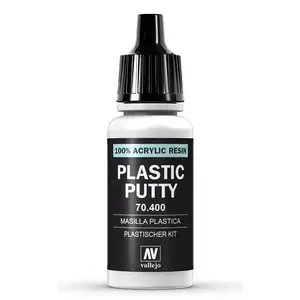 Putty for scale models VALLEJO 70.400 — grey modelling filler, 1 pc