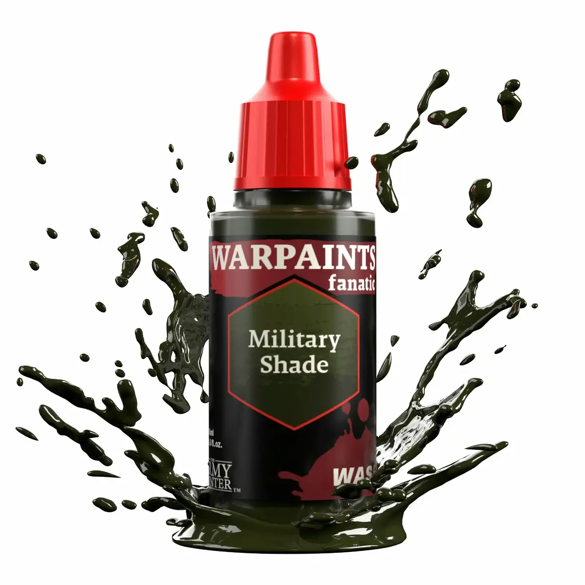 Army Painter Fanatic Wash Military Shade akrila mazgāšana Photo 2