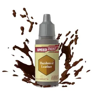 Akrila krāsa Army Painter Hardened Leather 18 ml — brūna, šķidra