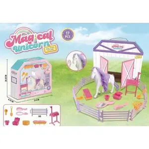 Figure TEKA Unicorn with accessories – collectible game figurine set