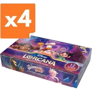 Game booster case Ravensburger Disney Lorcana Set05 — 4 sealed boxes, 4×24 boosters