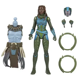 Toy figure DAHUA Nakia (Marvel Studios: Black Panther) — 152.4 mm, 5 accessories, brown/green