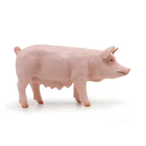TEKA Papo Veau Charolais figurine, rose, single piece, model 582574