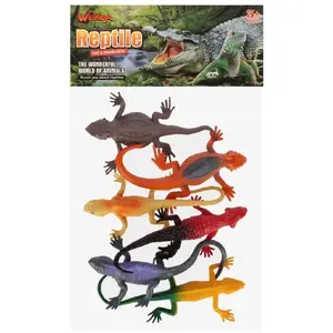 Game figurines mega creative JASZCZURKA set of 6, mixed colors, approx. 18×21 mm each