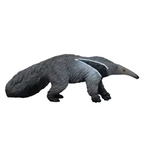 Collectible Giant Anteater Figure by mojo — PVC wildlife model, black/white/grey, age 3+