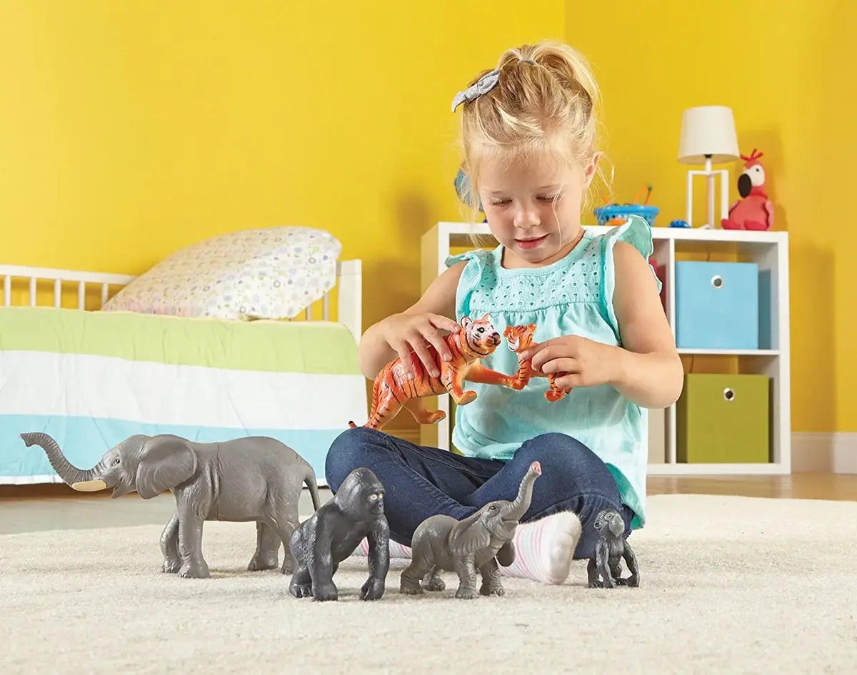 Learning Resources Jumbo Jungle Animals Mommas and Babies Photo 2