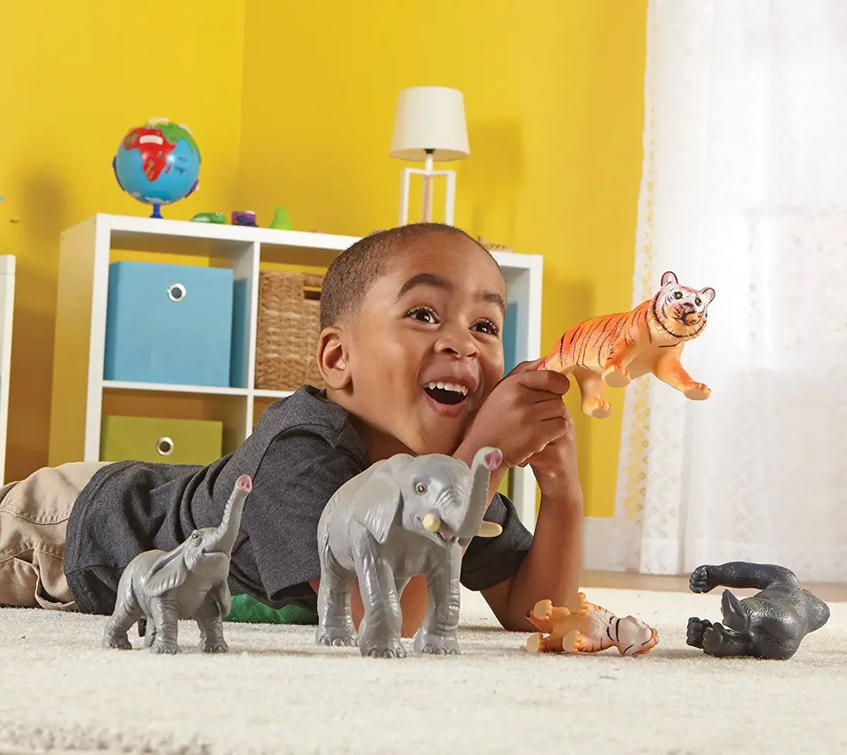 Learning Resources Jumbo Jungle Animals Mommas and Babies Photo 3