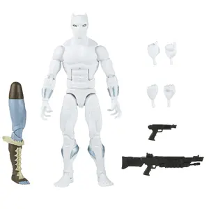 Rotaļlietu figūra Marvel Black Panther Hatut Zeraze, balta, 152.4 mm, 6 aksesuāri, kastītē