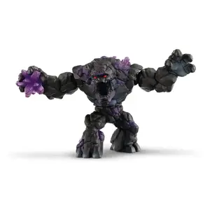 Game figurine Schleich Eldrador Creatures Shadow Stone Monster — plastic, black/purple, ages 7–12