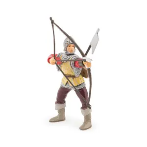 Figure TEKA Papo Red Bowman PVC medieval archer toy, recommended age 3+