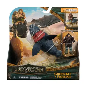 Набор фигурок Spinmaster – DreamWorks Dragons: Gronckle и Fishlegs, разноцветные, от 4 лет