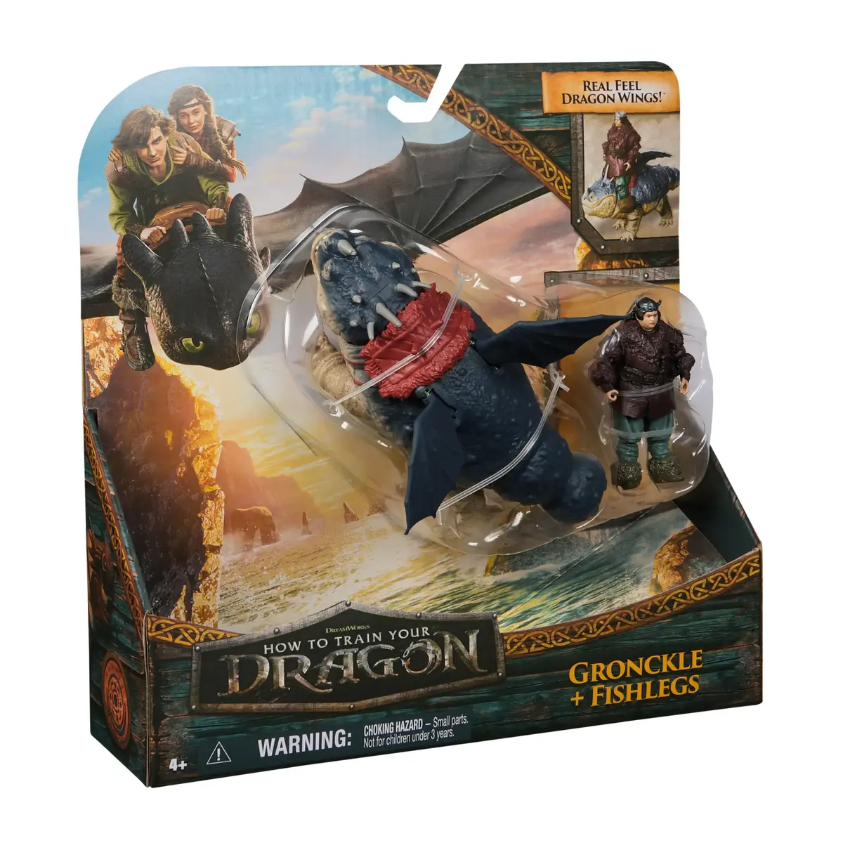 Spinmaster DreamWorks Dragons Gronckle & Fishlegs figūras Photo 7