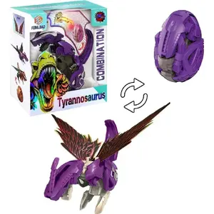 ASKATO Tyranozaur 2w1 jajo dinozaura — interactive dinosaur egg toy, 2-in-1