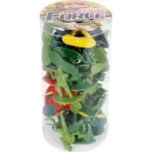 Toy figurine set mega creative ZEST WOJSKO 7X16 MC MILITARY TUB – plastic soldier figures, assorted poses