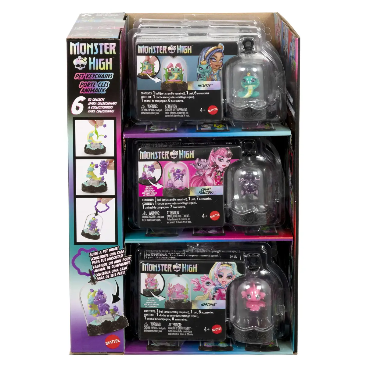 MATTEL Monster High Pet Keychains toy keychain set Photo 6