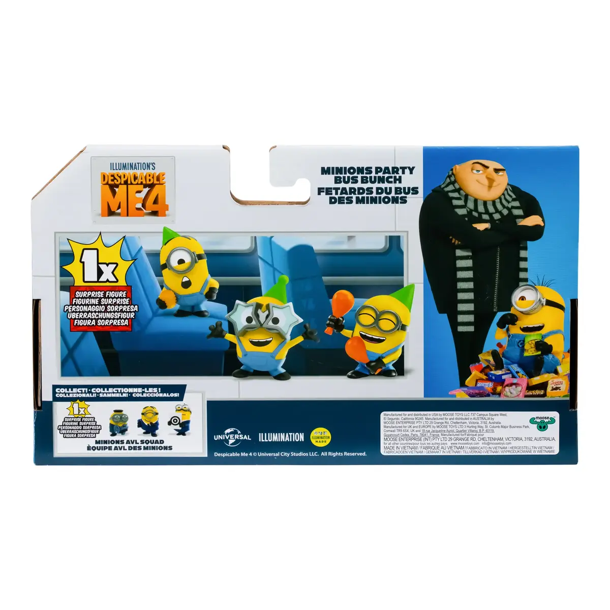 Minions AVL Squad 4-pack figures — Moose Toys Photo 4