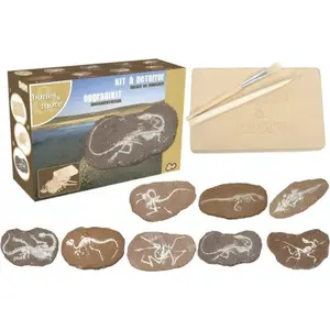 TEKA large dinosaur excavation figure set — mixed stone excavation playset, model 577135