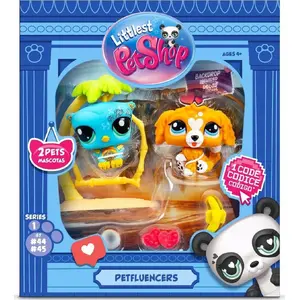 Figure set Hasbro Littlest Pet Shop Petfluencerzy — 2 collectible figures, mix