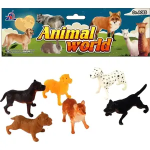 Trifox PSY 6 SZTUK game figurines set — 6 collectible miniature dog figures
