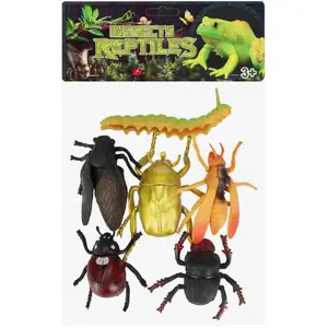 Game figurines set mega creative ZWIERZ INSEKTY 6 pcs, size approx. 16×28×4 mm each