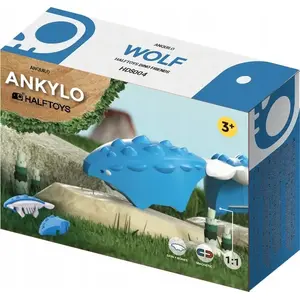 Figure TEKA HalfToys folding Ankylosaurus model by TEKA, collectible folding dinosaur toy