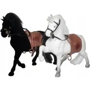 Figurine Swede Konik flokowany MIX — flocked toy horse figurine by Swede