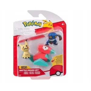 Figure set POKEMON Battle Figure 3-pack with Mimikyu, Porygon and Croagunk