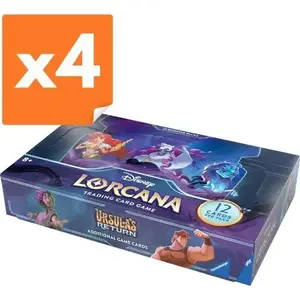 Ravensburger Disney Lorcana Set04 Booster Case — 4 packs of 24 boosters (4×24)