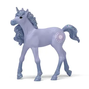 Schleich BAYALA Unicorn Foal Iris, plastic unicorn foal figure, blue, age 5+