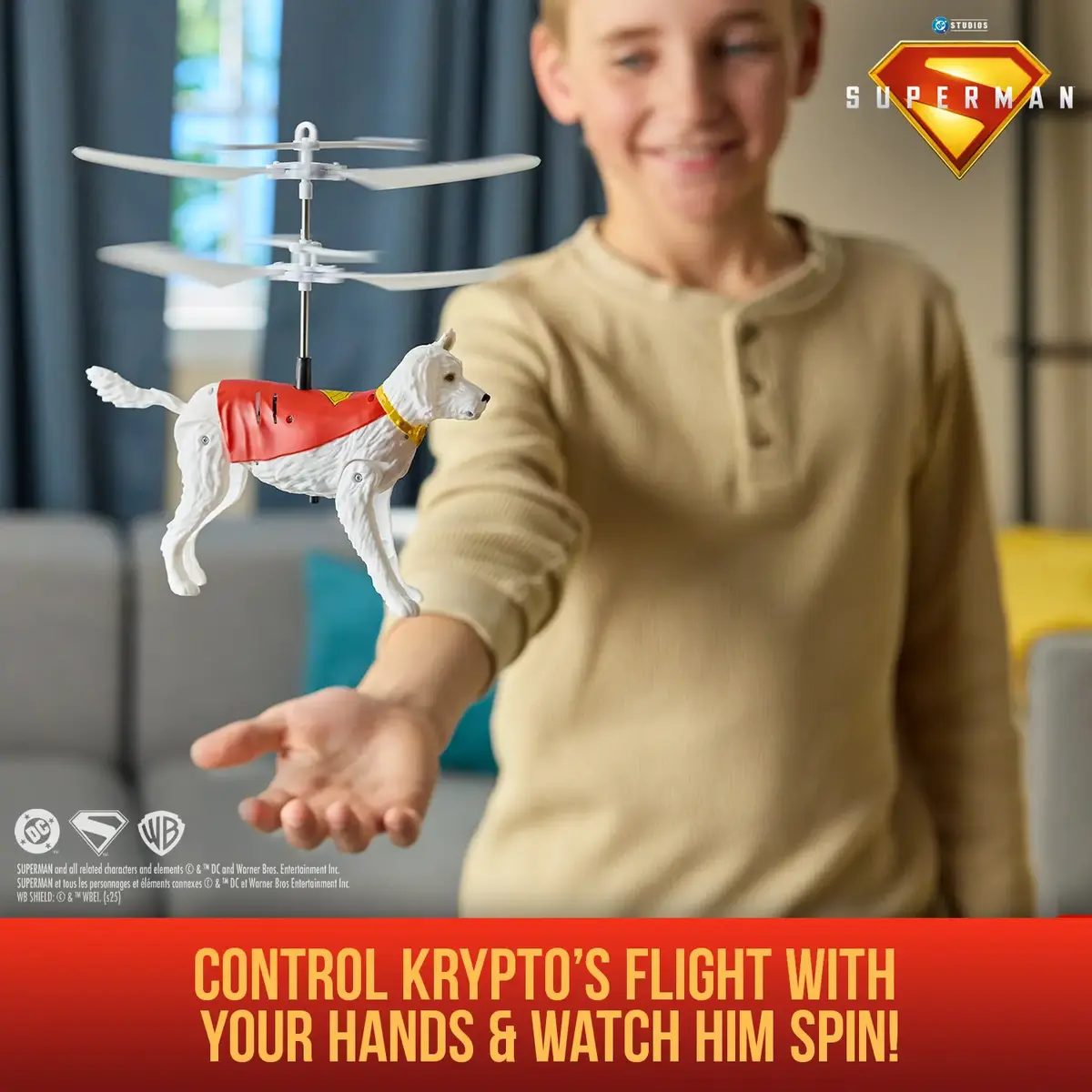 Superman tālvadāmais lidojošs Krypto 7,5" Photo 5