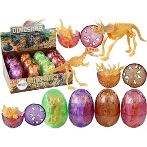 LEANToys opening dinosaur egg figure, yellow, 9 cm, 4 color variants