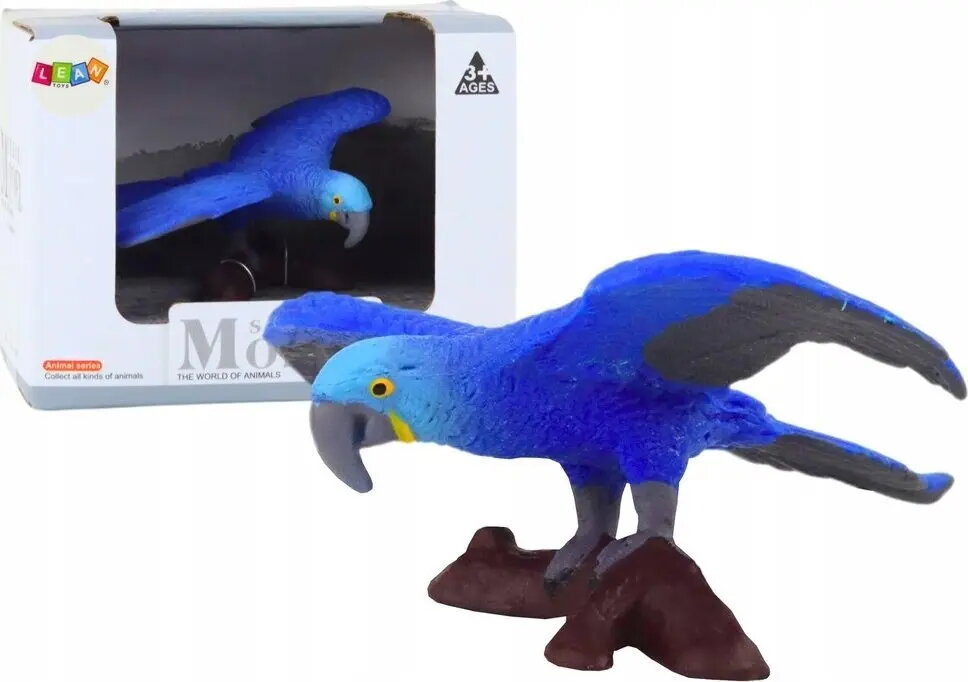 Figūriņa LEANToys papagailis ara zils modelis