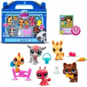 Figurka Littlest Pet Shop Farm Besties Collectors 5 PK — set of 5 collectible toy figures