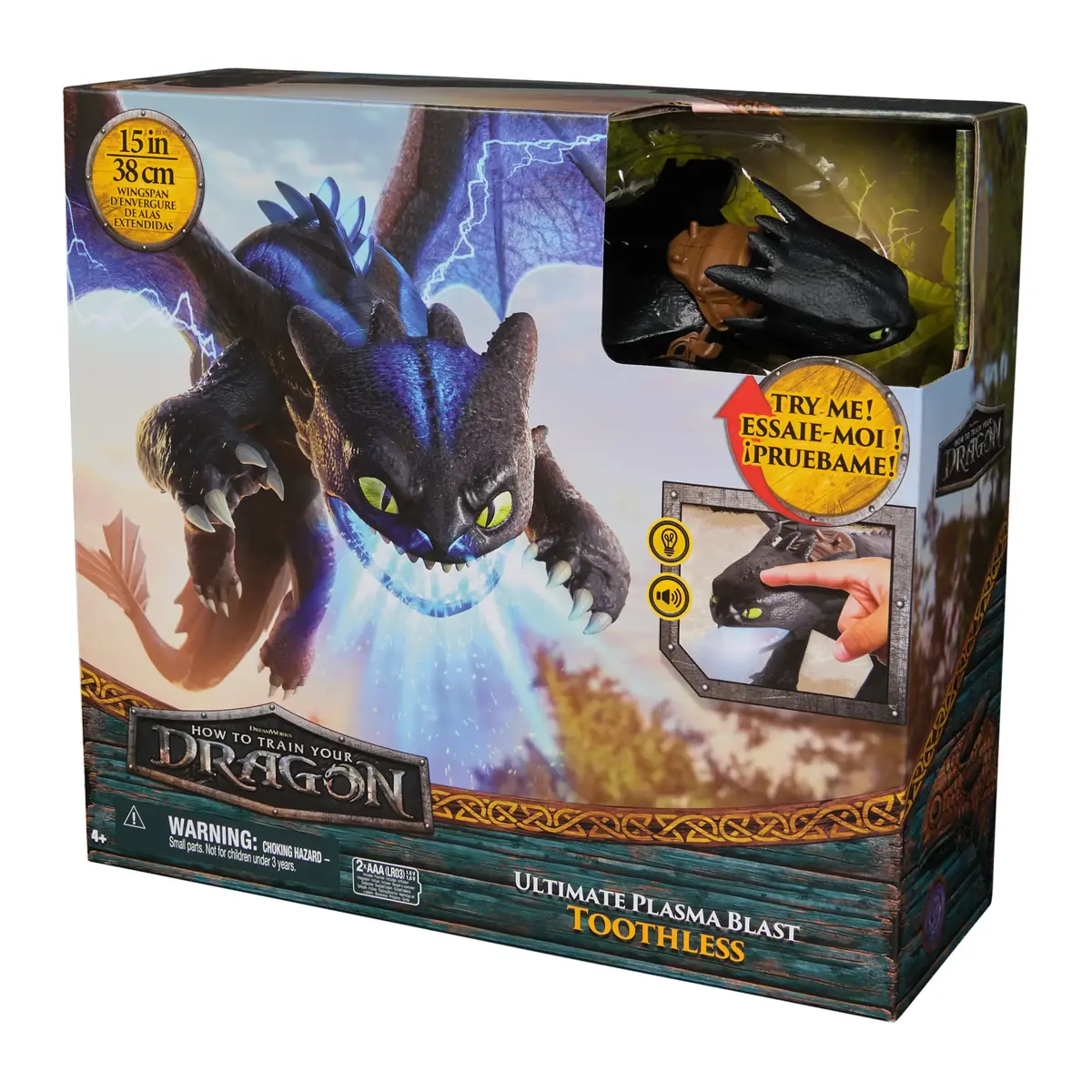 Spinmaster Ultimate Plasma Blast Toothless 25" figūra Photo 8