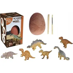 Large TEKA dinosaur figurine playset with egg excavation MIX - assorted model