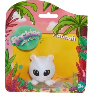 Figure TMTOYS Flockies Hipopotam collectible toy figure, small plush-textured hippo
